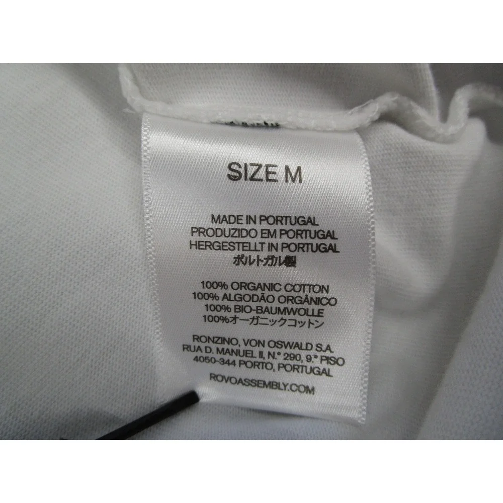 Canada Goods James Rielly Graphic T-Shirt White Organic Cotton Heavyweight Men M - Picture 6 of 11